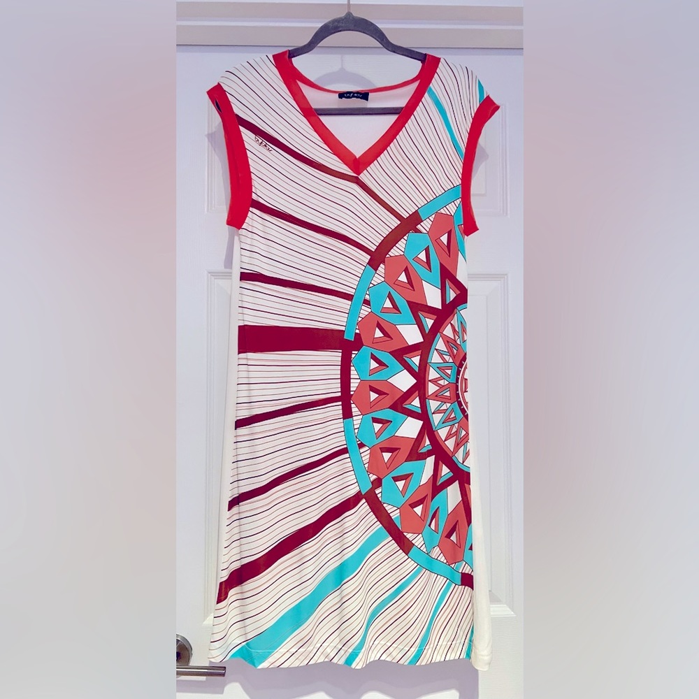 Byblos multi color dress/coverup Size 44
